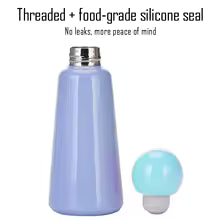 Bouteille d'Eau Élégante en Acier | Design Isolé & Fini Bicolore pour une Hydratation Parfaite