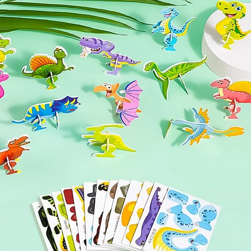 Ensemble de Puzzles 3D Cartoon pour Enfants