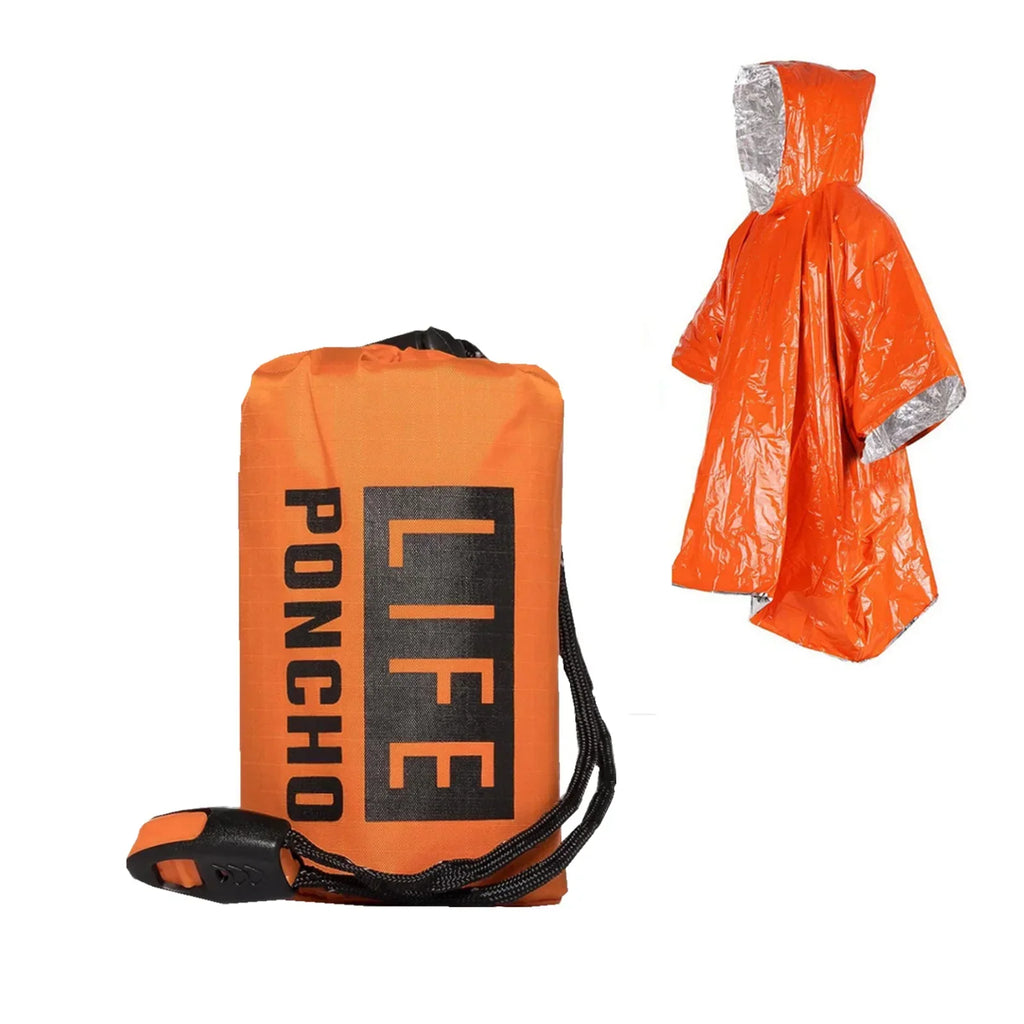 Poncho de Pluie Pliable – Protection Contre la Pluie et le Vent