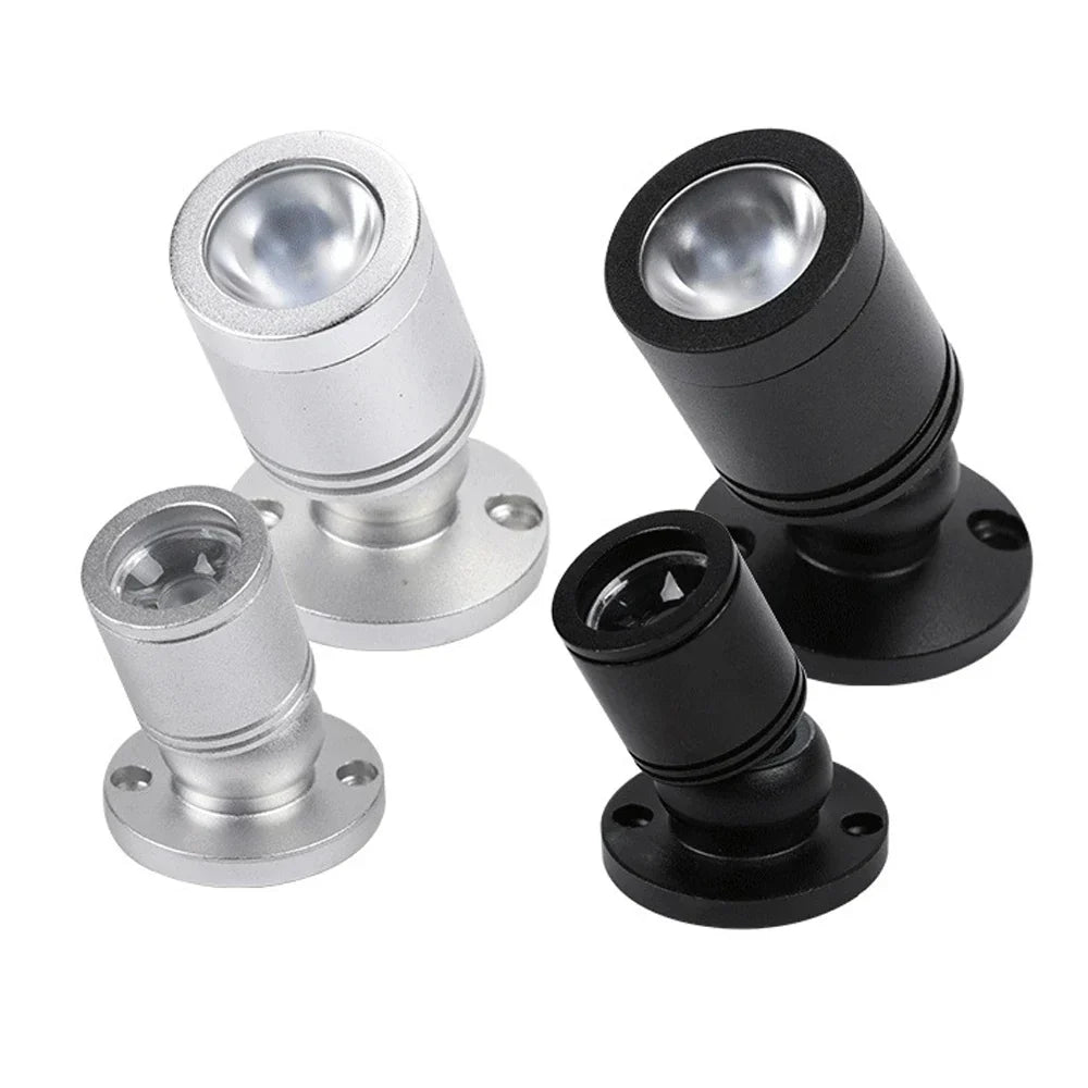 Mini Spot LED LuxoDot | 1W/3W | Lampe USB pour vitrines & déco | Blanc chaud & froid | Boîtier en aluminium