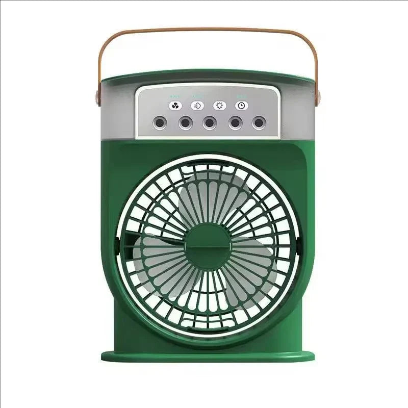 Ventilateur de Refroidissement Portable avec Humidificateur et Veilleuse LED