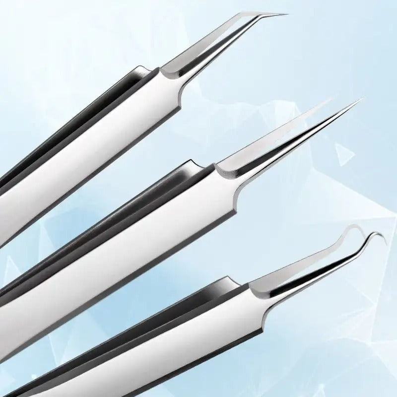FacialTools - Ensemble d'outils en acier inoxydable pour l'extraction des points noirs
