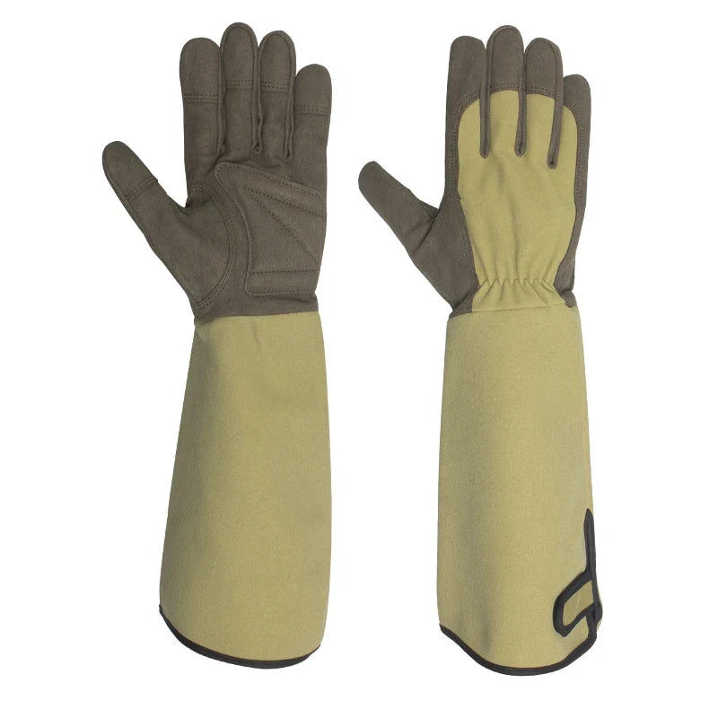 Gants de jardin FLORAHAND | Résistants aux épines & respirants | Gants longs pour les roses pour femmes | 1 paire
