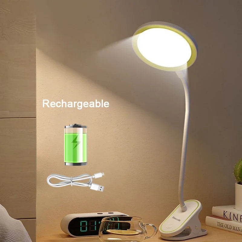 Lunivo Lampe de Table LED Tactile | Avec Batterie & Lumière Naturelle | Température de Couleur 4000K | Design Moderne en Plastique