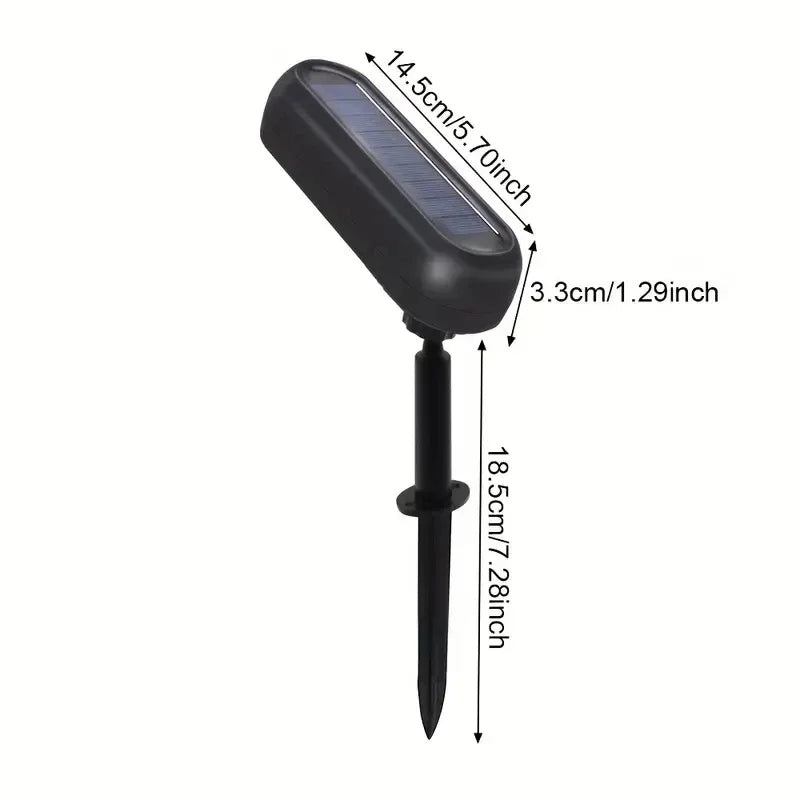 LUMINAIRE – Projecteur LED solaire écologique avec modes doubles