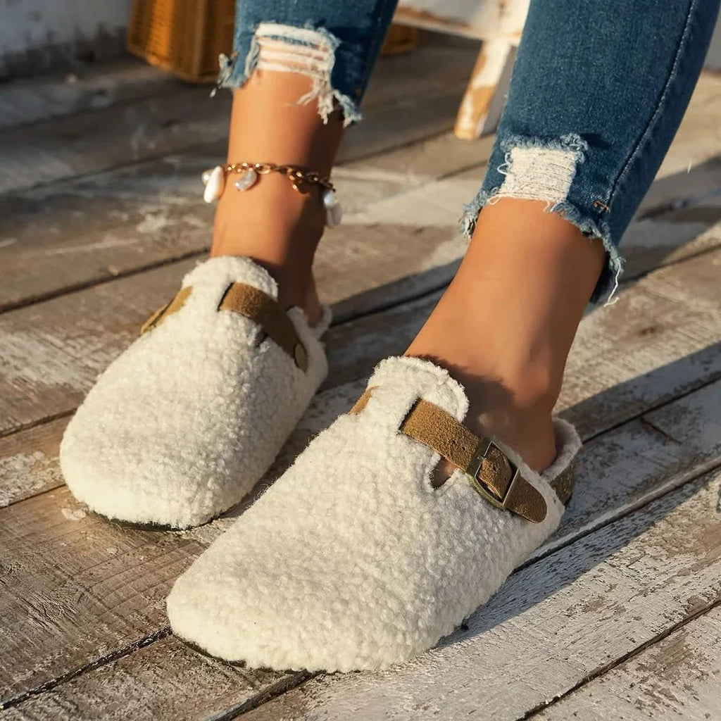 CONTRORTLUXE – Chaussures en laine de mouton luxueuses pour un confort ultime en hiver