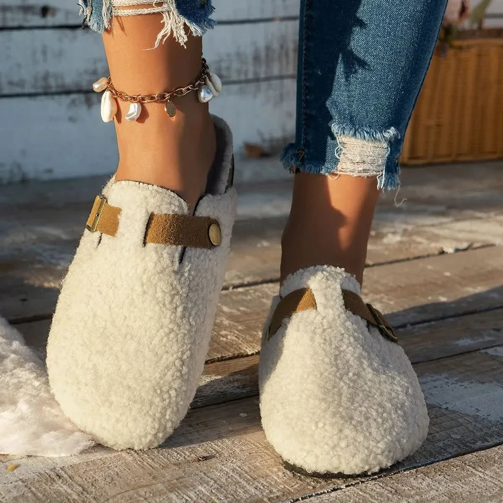 CONTRORTLUXE – Chaussures en laine de mouton luxueuses pour un confort ultime en hiver