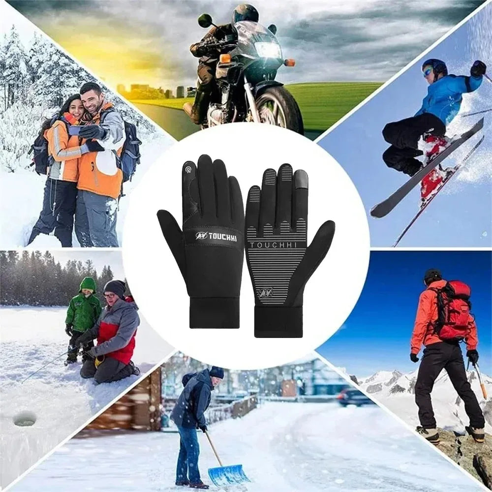 Gants Chauffants USB ThermaGlide | Imperméables & Tactiles | Chauffe-mains d'hiver pour le ski, la moto & les activités de plein air
