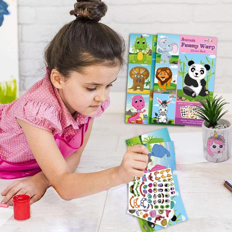 Kletshuts™ StickerBook 1+1 GRATUIT : Livre d'autocollants DIY pour garçons et filles