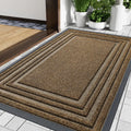 Tapis d'entrée durable antidérapant en caoutchouc naturel