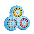 Kletshuts™ SensoryToy - 2 en 1 Rubiks Kubus / Magische Boon Gyro Fidget Spinner