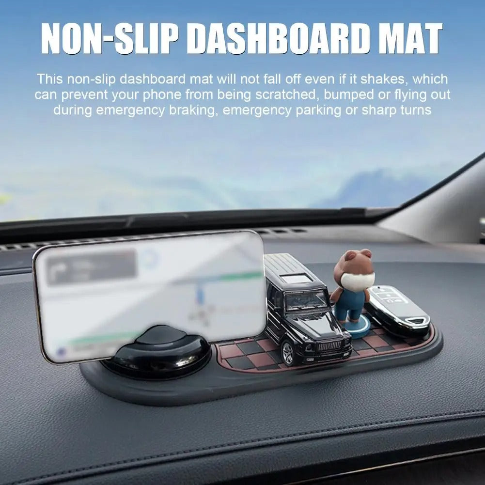 Holder360° DashboardMat 1+1 GRATUIT : Tapis de Téléphone Antidérapant Universel pour Tableau de Bord