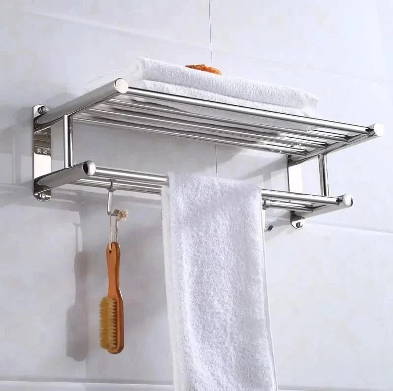 Porte-serviettes en acier inoxydable – Pour un rangement ordonné et un design moderne