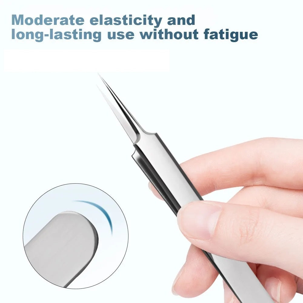 FacialTools - Ensemble d'outils en acier inoxydable pour l'extraction des points noirs