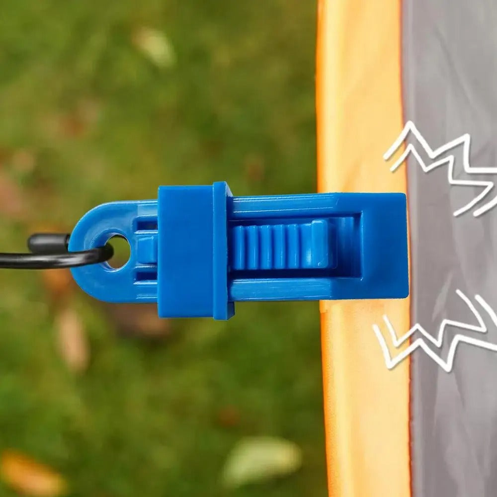 TentClips : Clips de Verrouillage Réglables pour Tente et Toile d'Ombre