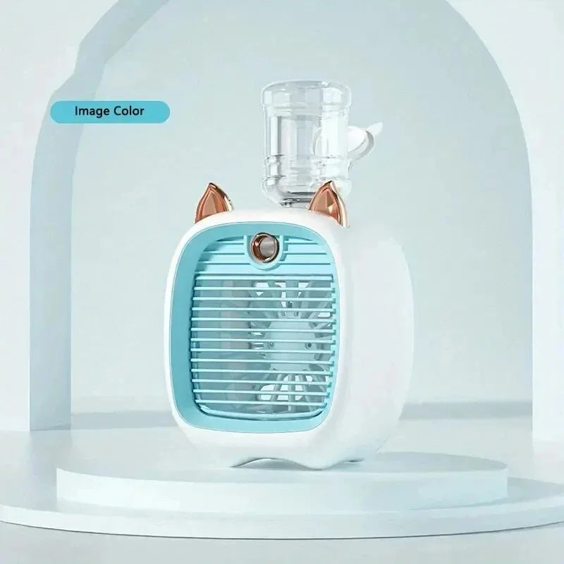 Ventilateur de climatisation mini USB avec humidificateur pour un refroidissement de bureau