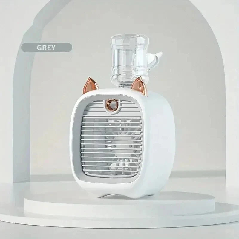 Ventilateur de climatisation mini USB avec humidificateur pour un refroidissement de bureau