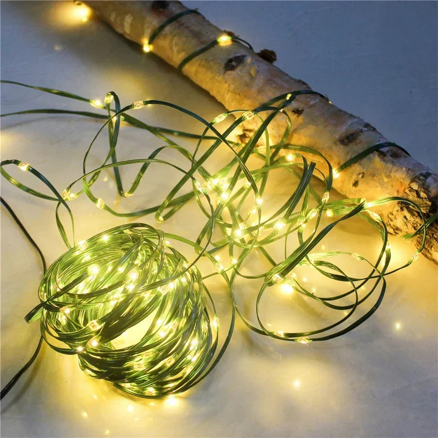 Guirlande LED Étanche pour Noël – Lumières pour Jardin & Terrasse