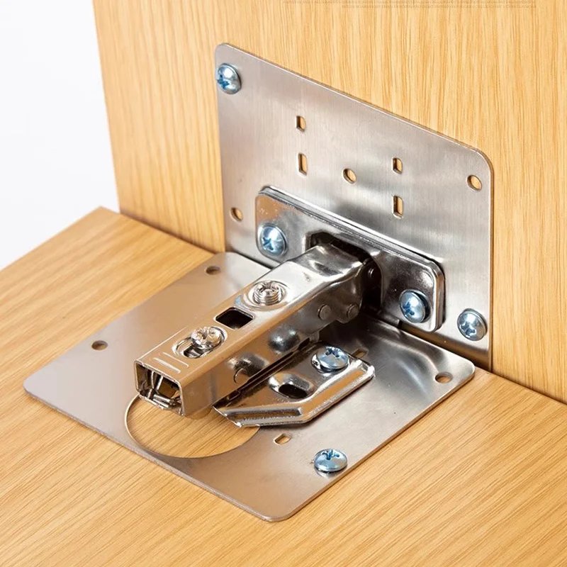 HingePlate 1+1 GRATUIT : Réparation de Charnières de Meubles DIY Plaque Latérale