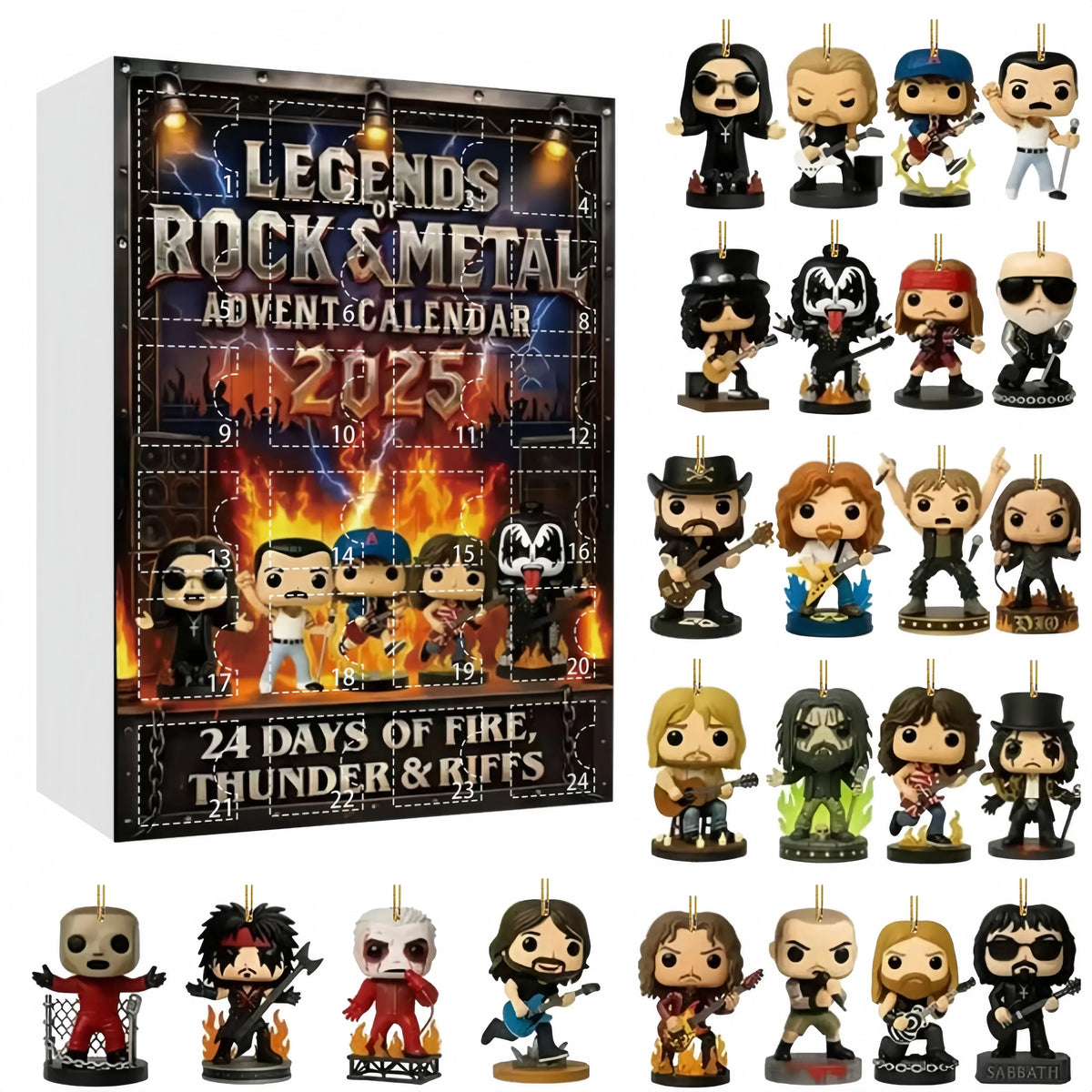Calendrier de l'Avent Rock Legends 2025