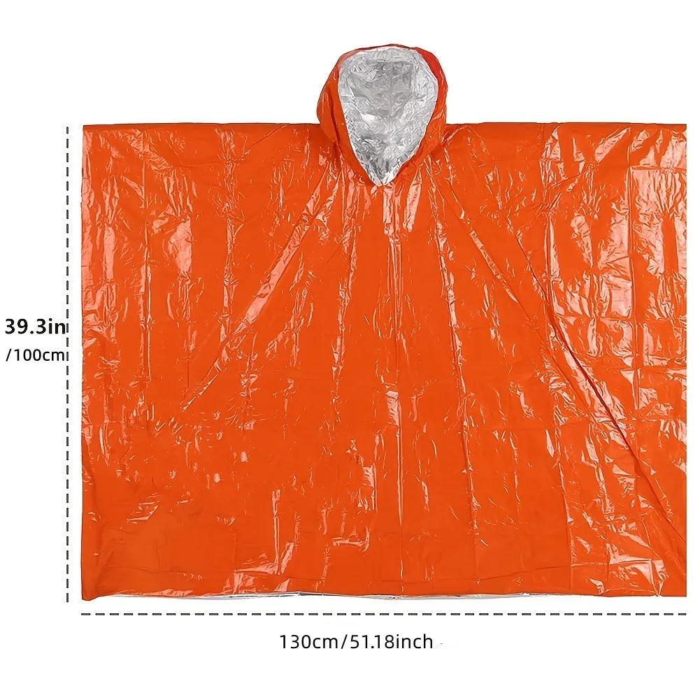 Poncho de Pluie Pliable – Protection Contre la Pluie et le Vent