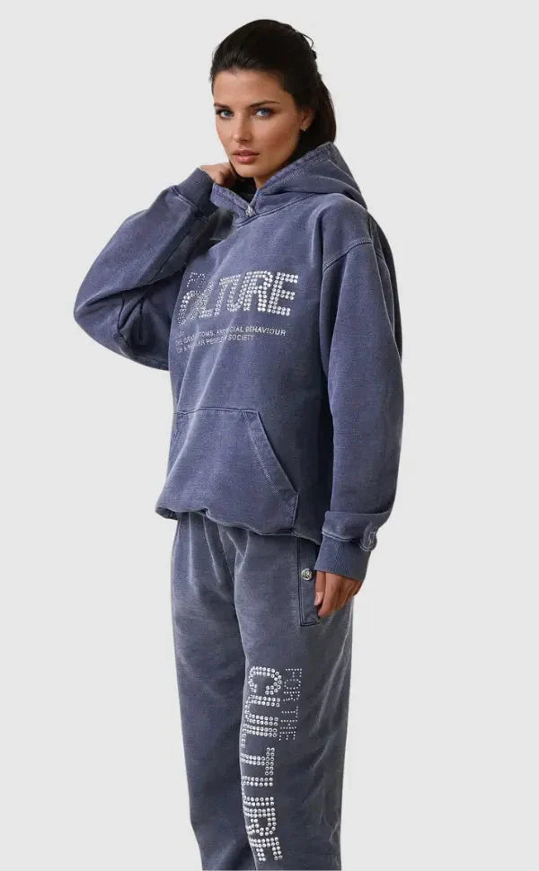 Culture Hoodie - Sweat à capuche pour femmes avec impression culture moderne