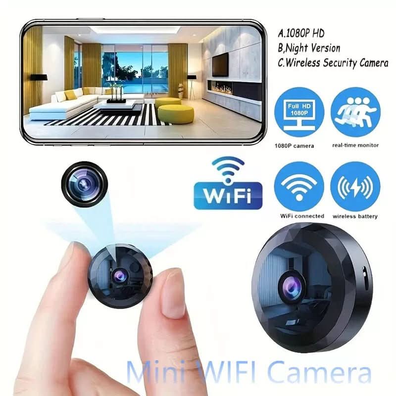Skanto Skanto | Caméra Mini WiFi Magnétique 1080P HD pour Surveillance Discrète