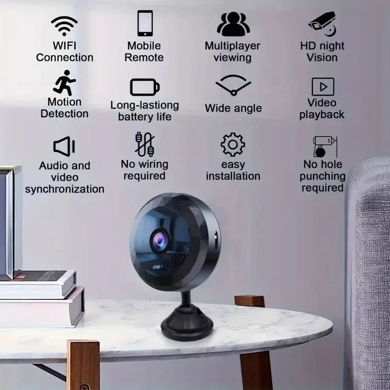 Skanto Skanto | Caméra Mini WiFi Magnétique 1080P HD pour Surveillance Discrète