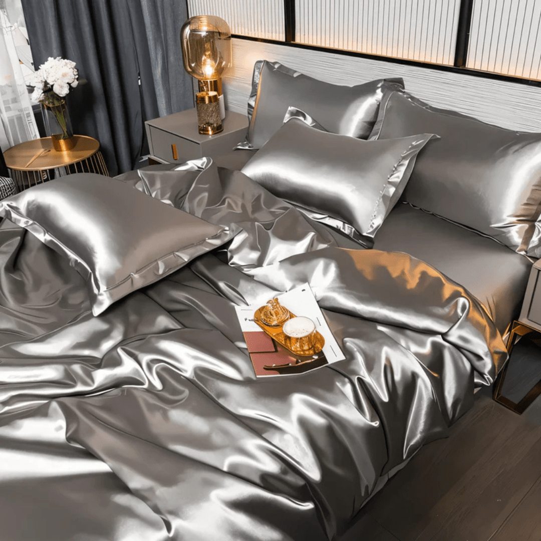 PURELISS – Ensemble de draps en soie luxueuse pour un confort optimal