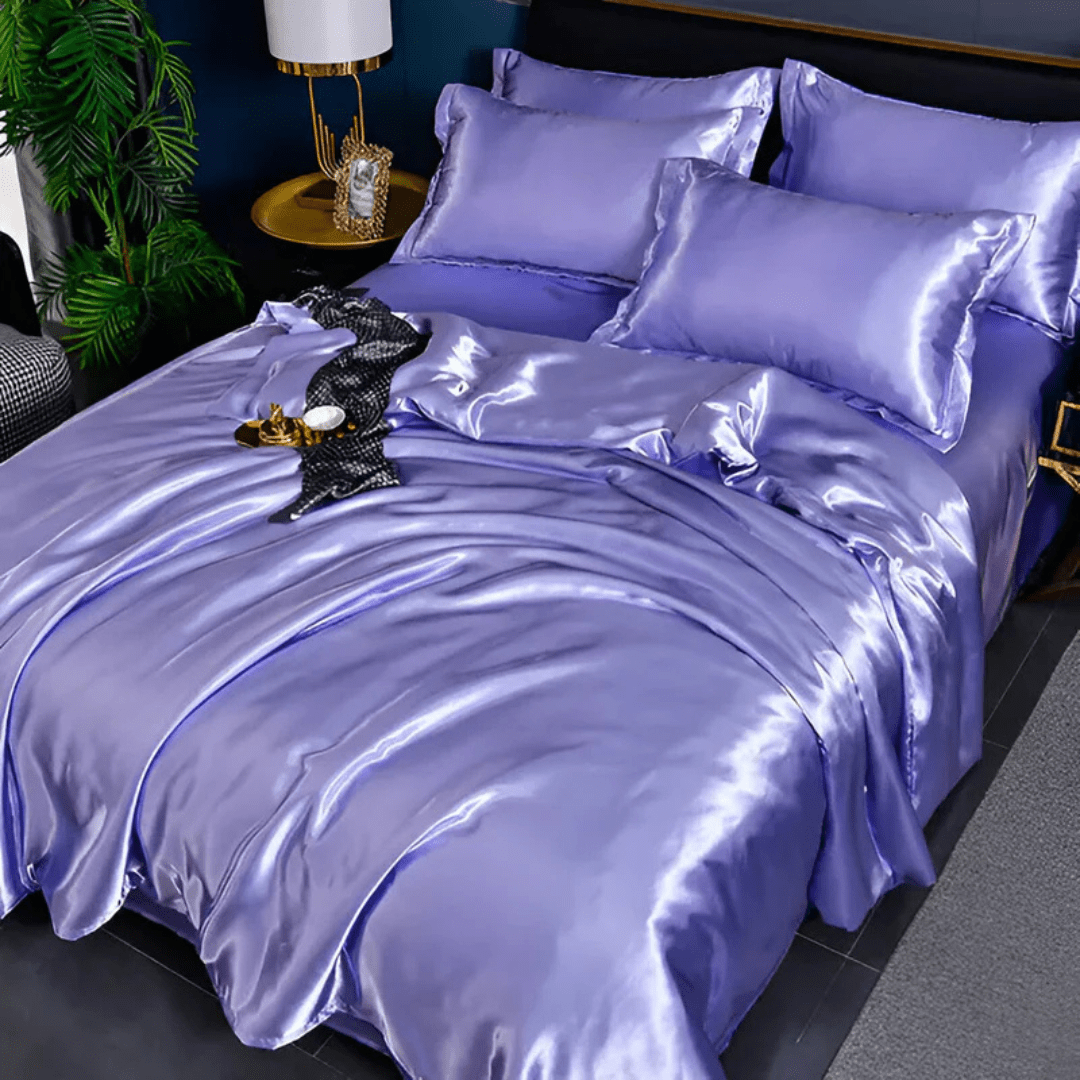 PURELISS – Ensemble de draps en soie luxueuse pour un confort optimal