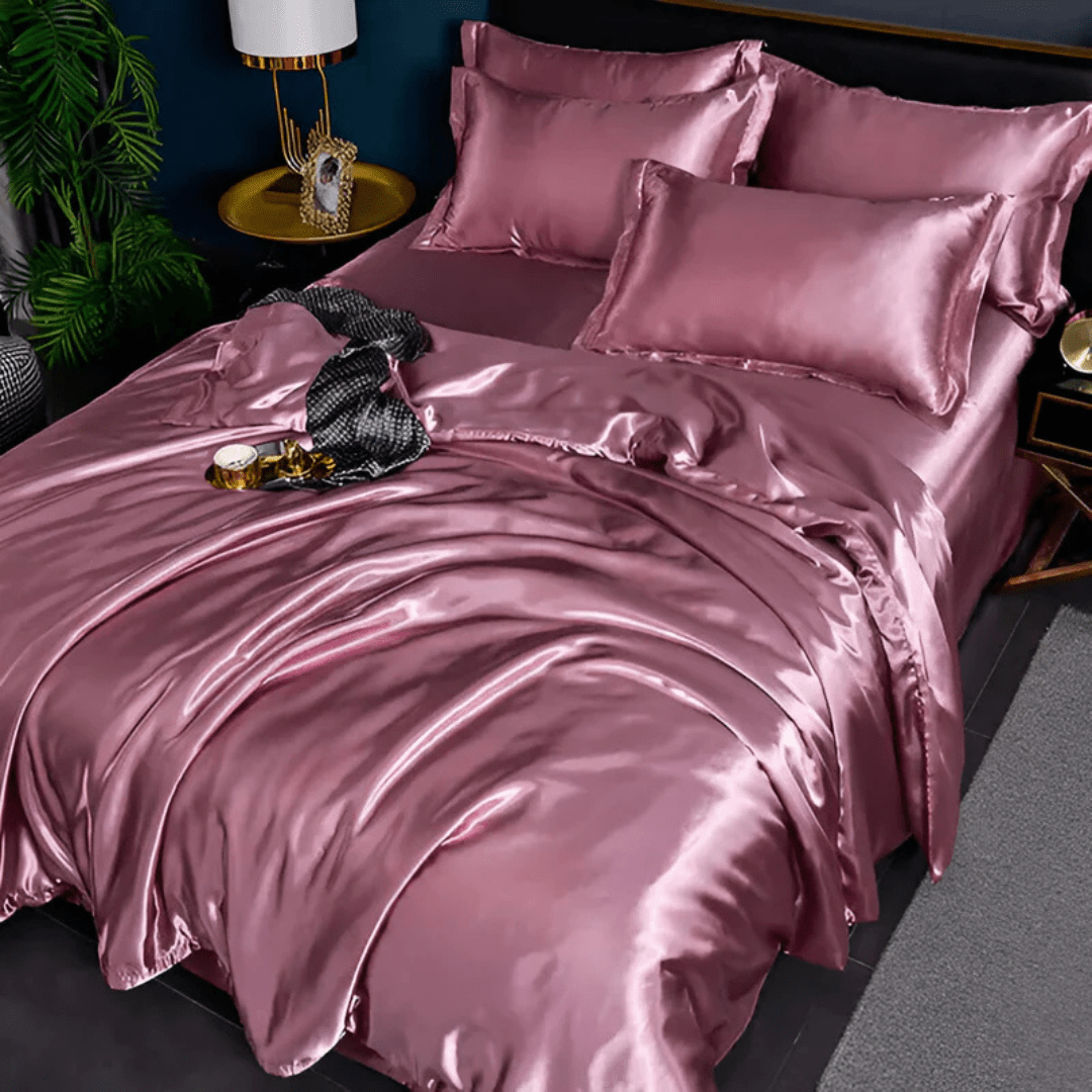 PURELISS – Ensemble de draps en soie luxueuse pour un confort optimal