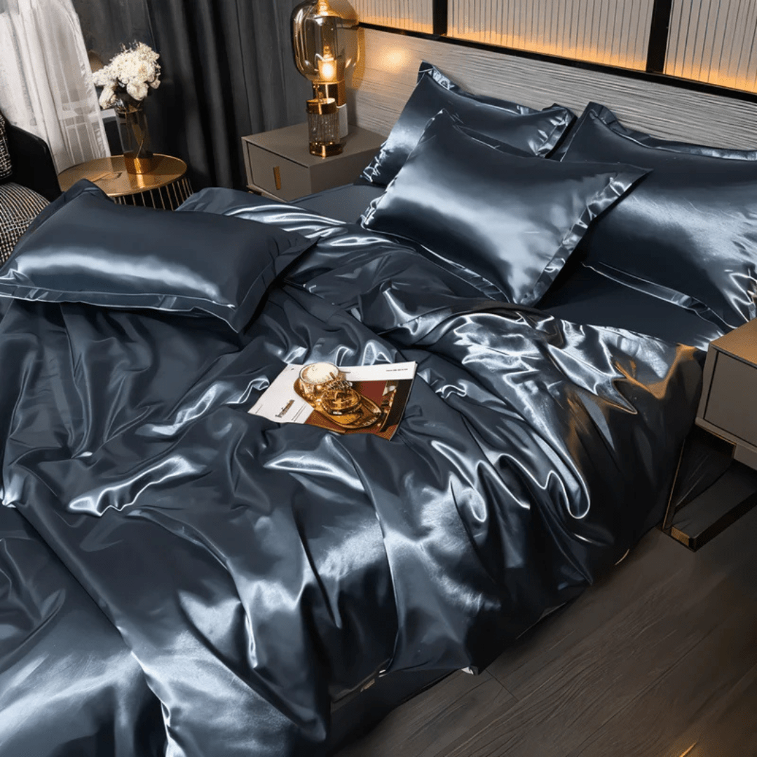PURELISS – Ensemble de draps en soie luxueuse pour un confort optimal
