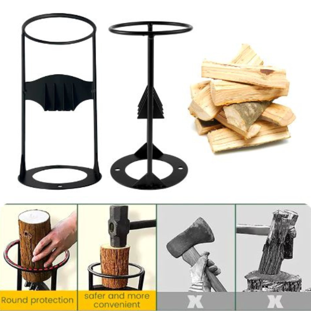 WoodSplitter - Fendeur de Bois Portable en Fonte