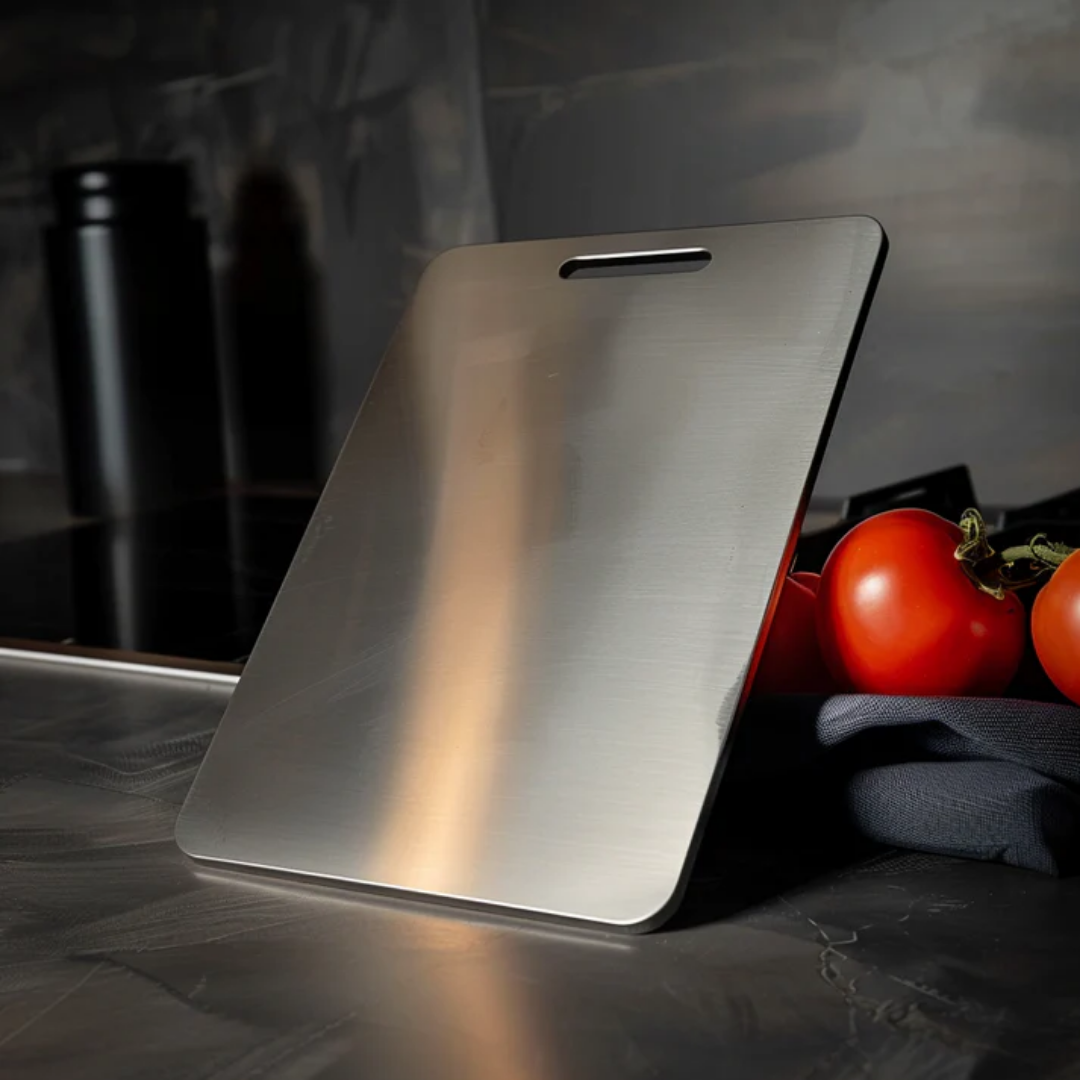 Skanto | Planche à découper en acier inoxydable pour chefs professionnels et amateurs