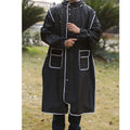 Poncho de Pluie Long Imperméable Unisexe – Veste de Pluie à Capuche de Corps Entier avec Finition Réfléchissante