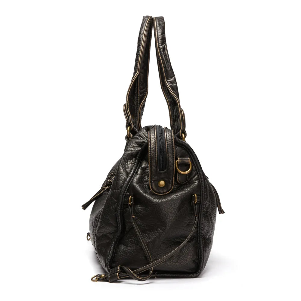 Sac À Main Noir Pour Les Cours – Élégance Rétro Et Praticité Moderne