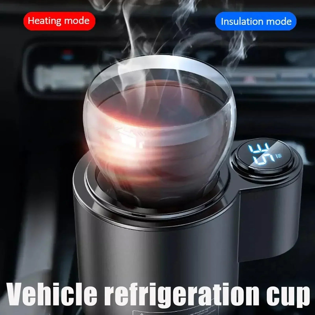 Support de Tasse Chauffant et Réfrigérant – Support Électrique pour Tasse dans la Voiture