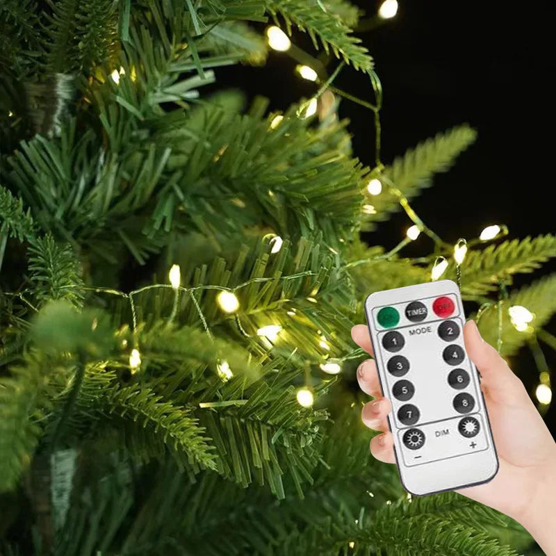 Guirlande lumineuse LED Ignisia | Avec télécommande | 30–75 m | 900–2000 LEDs | Étanche IP65 | Pour Noël, Halloween & fêtes