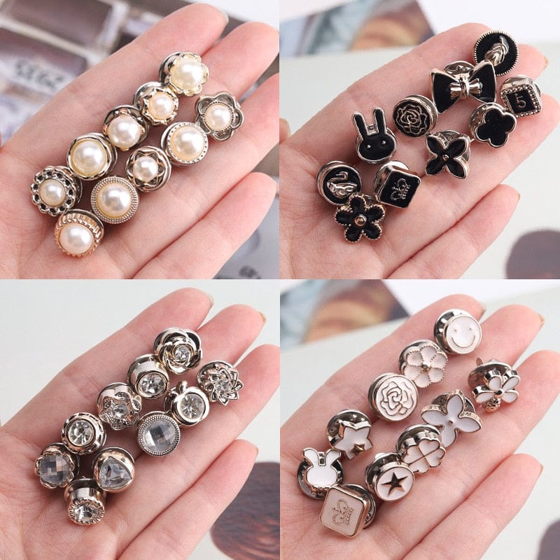 Set de 10 boutons pressions en métal pour vêtements et projets DIY | Boutons pressions en métal robustes | Facile à installer