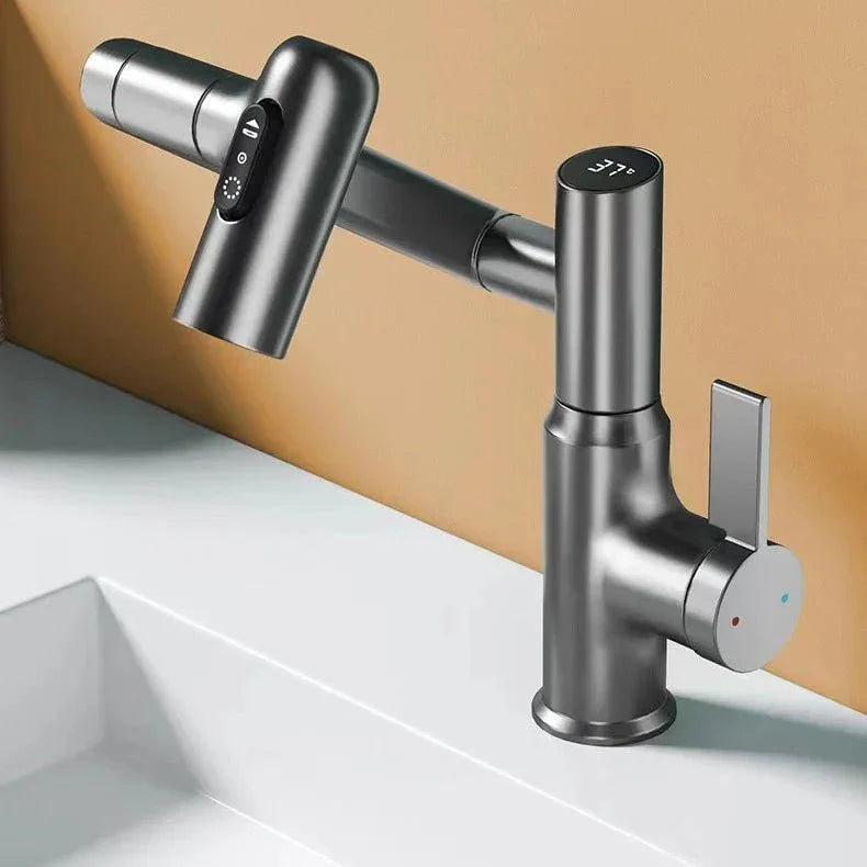 LUSTRAFLOW – Robinet Intelligent 360° avec Affichage de Température à Diode Électroluminescente