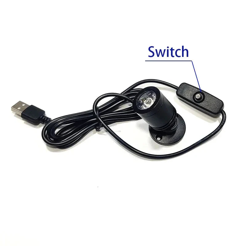 Mini Spot LED LuxoDot | 1W/3W | Lampe USB pour vitrines & déco | Blanc chaud & froid | Boîtier en aluminium