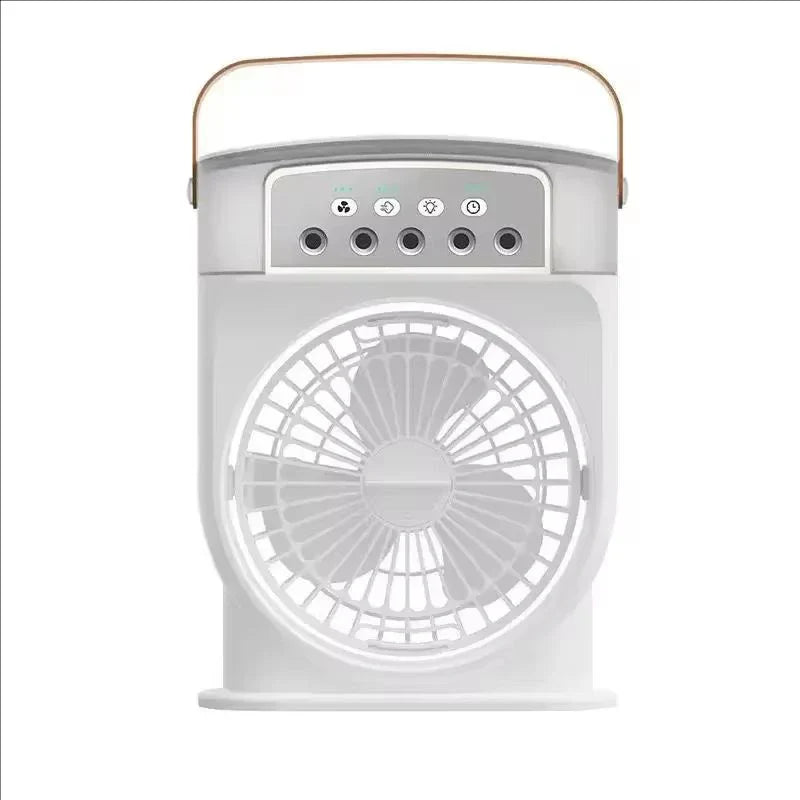 Ventilateur de Refroidissement Portable avec Humidificateur et Veilleuse LED