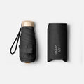 Solivio Mini-Parapluie | Protection UV & Résistant au Vent | Ultra Léger | Format Compact de 19 cm