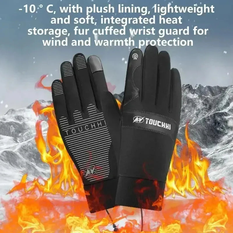 Gants Chauffants USB ThermaGlide | Imperméables & Tactiles | Chauffe-mains d'hiver pour le ski, la moto & les activités de plein air