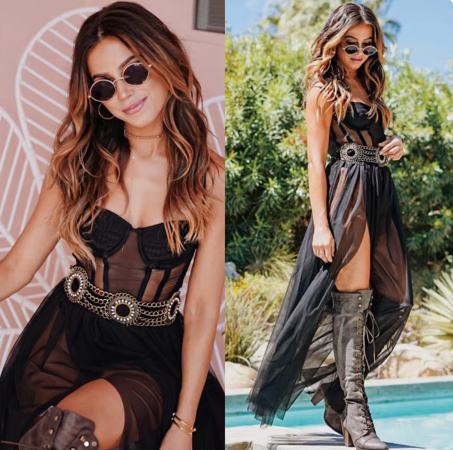 Robe vintage d'été avec charme - Amelie Vogue