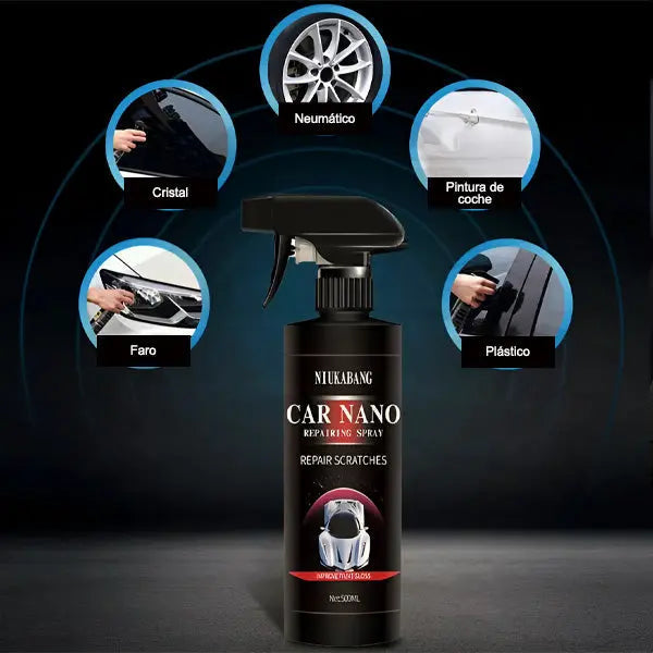 Spray de Revêtement Nano-Céramique pour Peinture de Voiture – Enlève les Rayures