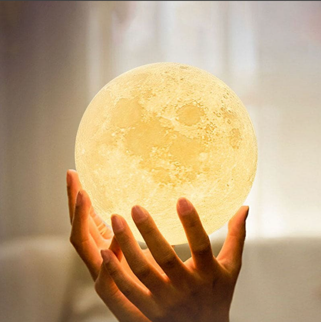 Lampe de Table LED Rechargeable Sans Fil - Lampe Lune Magique - Salon | Lampe de Chevet
