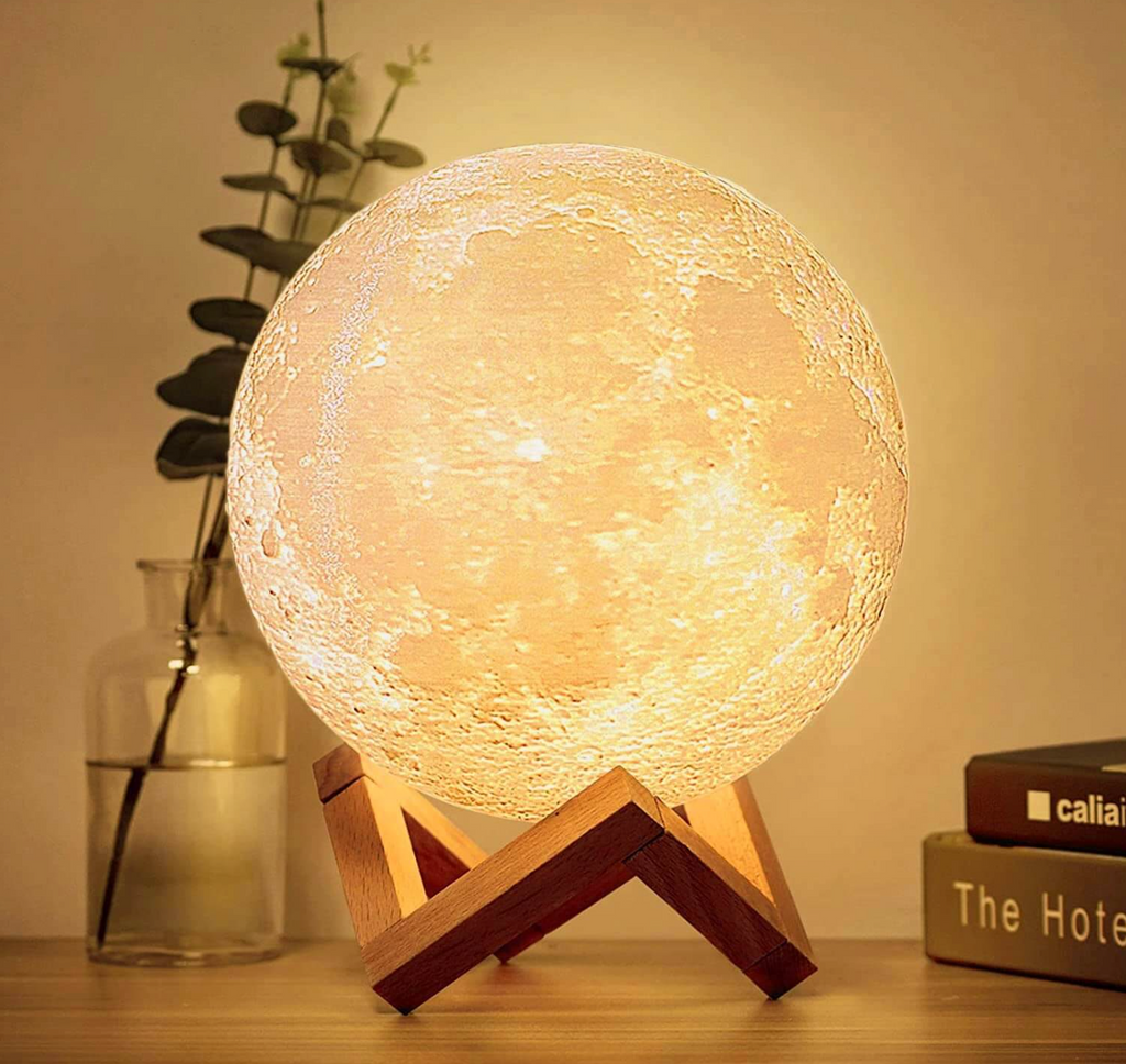 Lampe de Table LED Rechargeable Sans Fil - Lampe Lune Magique - Salon | Lampe de Chevet