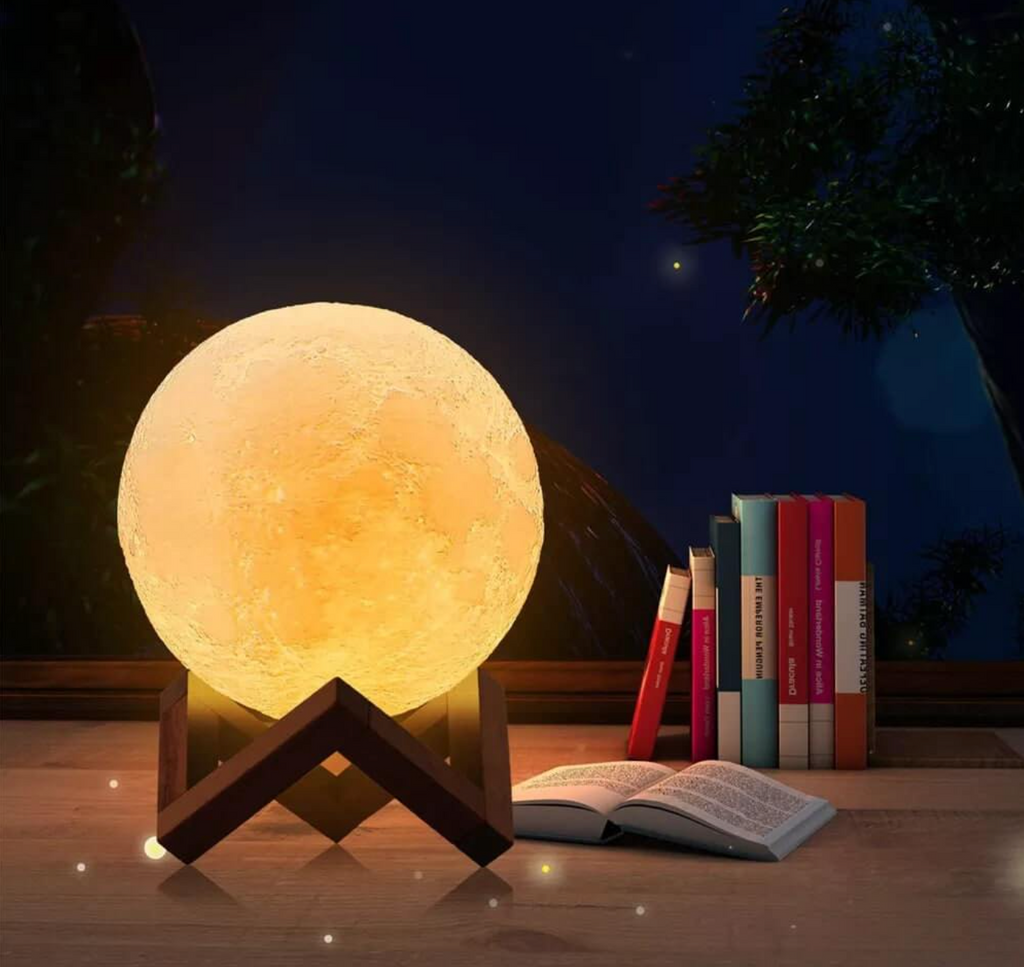 Lampe de Table LED Rechargeable Sans Fil - Lampe Lune Magique - Salon | Lampe de Chevet