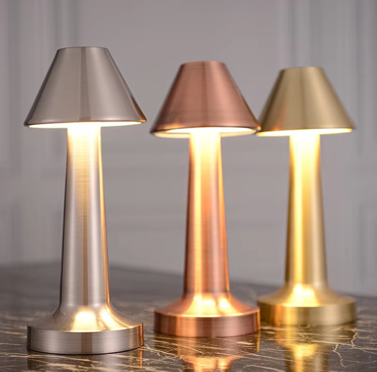 Lampe de Table LED Dimmable Sans Fil LuxLamp - Moderne via Touch | Salon | Lampe de Lecture | Lampe de Chevet